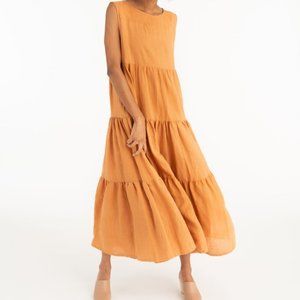 Tribe Alive Tiered Maxi Dress - Terra